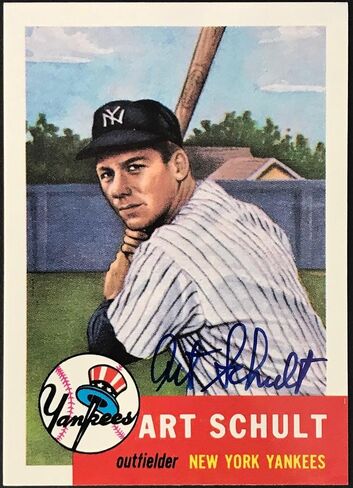 Art Schult 1991 Motographed (1953) Series Topps Archives Card - Baseball Slabbed Cards in Saudi Arabia
