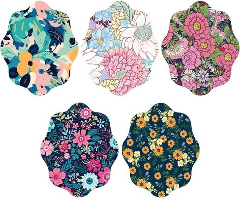25pcs Sensor Stickers for Libre 2/3, Flower Pattern Plus Sensor Covers Waterproof Overpatch Adhesive Patches CGM Monitor Patch Accessories Compatible with Libre (5 Styles) in Saudi Arabia