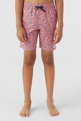 O'NEILL Boys' Hermosa Elastic Waist 16" Swim Trunks – Quick-Dry, Stretch Fabric, Youth Boardshorts in Saudi Arabia
