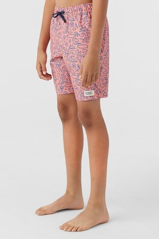 O'NEILL Boys' Hermosa Elastic Waist 16" Swim Trunks – Quick-Dry, Stretch Fabric, Youth Boardshorts in Saudi Arabia