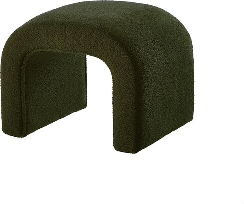 GDFStudio Teddy Long Bed Bench Set of 3 U-Shaped Modern End of Bed Ottoman Bench with Sherpa Fabric Rectangular Window Bench Foot Rest Stool Bolster Bench for Bedroom Entryway Living Room, Black in Kuwait