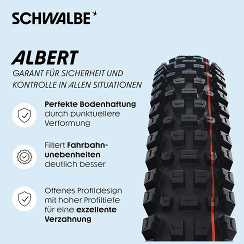 Schwalbe Albert Radial TLR Folding Tyre in Saudi Arabia