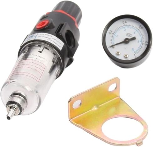 AFR-2000 1/4'' Air Filter Regulator Compressor Pressure Oil Water Separation Gauge Outfit with PC Connector(AFR2000 PC10) in Saudi Arabia