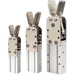 1pcs Pneumatic Cylinder Gripper for Robotic Machines Single-Acting Double-Acting Manipulator End Clamps 2015D 1615D(1615S) in Kuwait