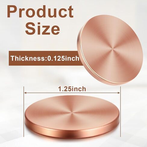 10 أجهزة كمبيوتر أقراص مستديرة من النحاس 1-1/4 "ديا. × 1/8" عملة فارغة سميكة مع حقيبة تخزين مخملية لحرف ديي نقش مجموعة تذكارية in Kuwait