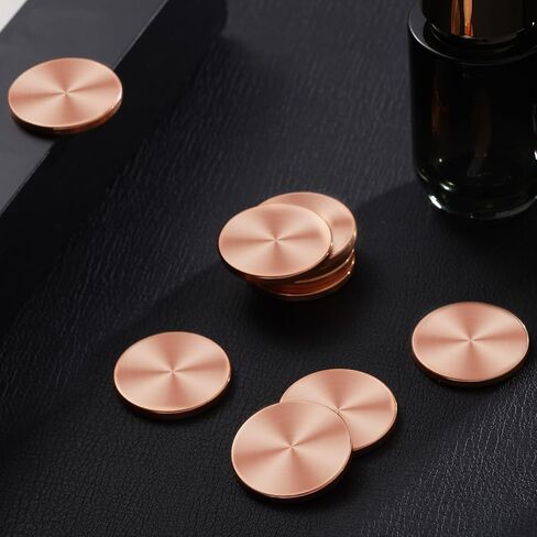 10 أجهزة كمبيوتر أقراص مستديرة من النحاس 1-1/4 "ديا. × 1/8" عملة فارغة سميكة مع حقيبة تخزين مخملية لحرف ديي نقش مجموعة تذكارية in Kuwait
