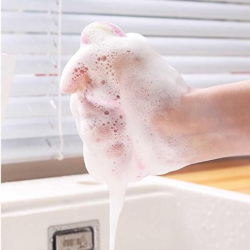 20 Pcs Washing Dishes Sponges Double-Sided Dishwashing Sponge Scrubber Round Non-Scratch Scrub Sponges Pads Kitchen Cleaning Tools for Dishes, Pots, Pans, Sink, Basin in Saudi Arabia
