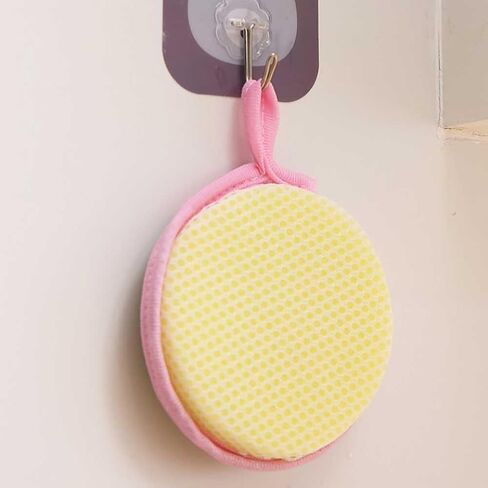 20 Pcs Washing Dishes Sponges Double-Sided Dishwashing Sponge Scrubber Round Non-Scratch Scrub Sponges Pads Kitchen Cleaning Tools for Dishes, Pots, Pans, Sink, Basin in Saudi Arabia