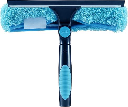 11" Window Squeegee and Microfiber Scrubber 2-in-1 Combo Cleaning Tools (Attachement Only) (1) in Kuwait