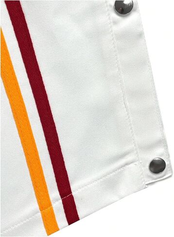 GORGLITTER Men's Striped Baggy Pants Wide Leg Sweatpants Snap Button Tear Away Track Pants with Pockets in Saudi Arabia