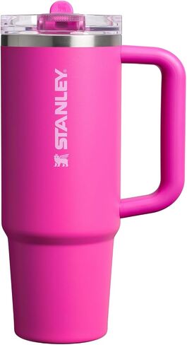 Stanley Quencher Protour Flip Straw Tumbler with Leakproof Lid 40 Oz | قش مدمج ومقبض | حامل الكأس متوافق للسفر | كوب من الفولاذ المقاوم للصدأ معزول | BPA خالية | الفستق in Saudi Arabia