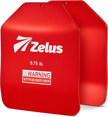 ZELUS 2 Weighted Vest Plates, 5.75/8.75/13.75 lb. Curved Weight Vest Plates for Workout, Steel Tactical Weight Plates for Vest with Clear Markings, Ergonomic Training Plates for Running Training CrossFit in Saudi Arabia