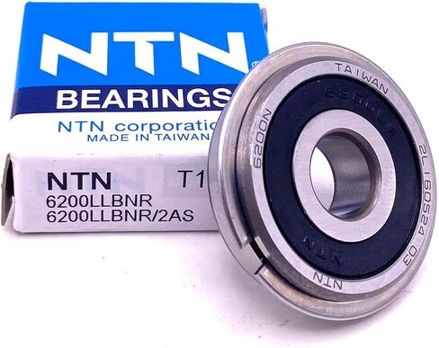 NTN 6200 LLB NR Ball Ball ، Rubber Sealed + Snap Ring 2RS 10x30x9 mm in Saudi Arabia