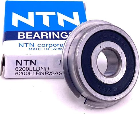 NTN 6200 LLB NR Ball Ball ، Rubber Sealed + Snap Ring 2RS 10x30x9 mm in Saudi Arabia