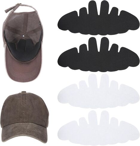 بطانة عرق القبعة ، 4pcs Cap Cap Insert Cap قابلة لإعادة الاستخدام قبعات مريحة أغطية مريحة لإدراج القبعات التي شعرت بها القبعات ذات القبعات التي تم تجهيزها للأغطية الرياضية المجهزة in Saudi Arabia