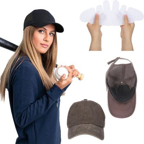 بطانة عرق القبعة ، 4pcs Cap Cap Insert Cap قابلة لإعادة الاستخدام قبعات مريحة أغطية مريحة لإدراج القبعات التي شعرت بها القبعات ذات القبعات التي تم تجهيزها للأغطية الرياضية المجهزة in Saudi Arabia