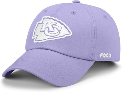 FOCO MEN NFL Pastel Lavender Primary Team Logo Cap Cap in Saudi Arabia