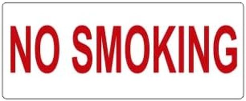 GC Labels-PBS21604, Truck And Tank Signs 15"x5" No Smoking, PACK OF 2 LABELS in Saudi Arabia