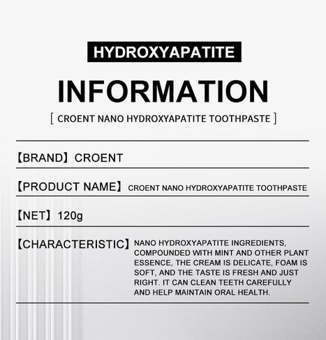 Nano Hydroxyapatite Toothpaste 7.5% nHAP, 4.23 oz – Enamel-Strengthening • Fluoride-Free • Natural Peppermint • Ideal for Sensitive Teeth in Kuwait