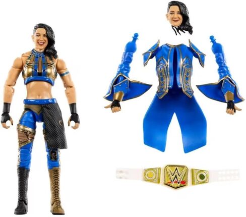 Mattel WWE Ultimate Edition Action Figure & Accessories Set Bayley 6-inch Collectible with Swappable Heads & Hands, 30 Articulation Points in Saudi Arabia