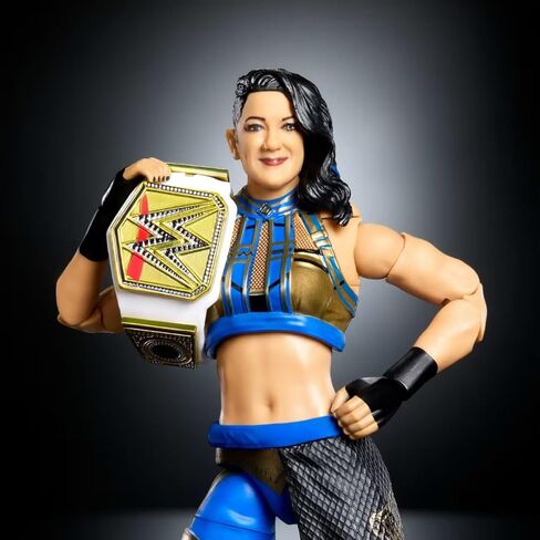 Mattel WWE Ultimate Edition Action Figure & Accessories Set Bayley 6-inch Collectible with Swappable Heads & Hands, 30 Articulation Points in Saudi Arabia
