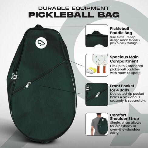 Goat Pickleball Paddles Set of 2, Pickleball Balls 2 Indoor + 2 Outdoor Balls & Travel Bag – Lightweight, Durable, Easy Grip – All-in-One Starter Set in Saudi Arabia