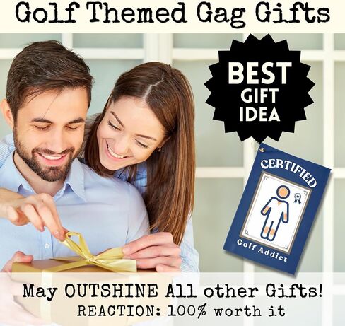 Funny Golf Towels- Golf Themed Gag Gifts for Men Who Have Everything, Golf Towels for Golf Bags with Clip for Men, Funny, Unique Accessories (Best) in Saudi Arabia