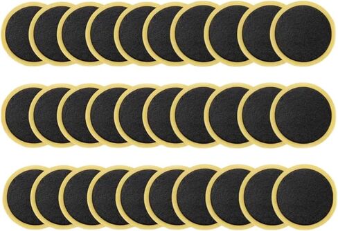 30pcs Black for Bycicles Inner Tube Puncture Patches,Bike Tire Patch Kit for Motorcycle Road Mountain for Bicycles,Glueless Tire Puncture Patches Repair Self Adhesive for Bicycles,Tires and Tubes in Saudi Arabia