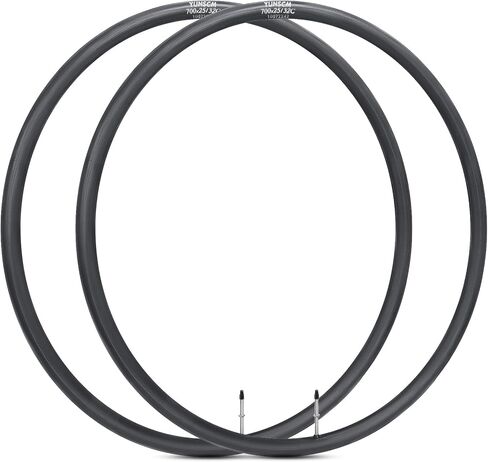 2-PCS 700C Bike Tubes 700x25C/26C/28C/30C/32C FV60 Presta Valve (25/32-622) 700C Bicycle Inner Tubes Compatible with 700 x 25C 700x26C 700x27C 700x28C 700x30C 700x32C Bike Tire Tubes in Saudi Arabia