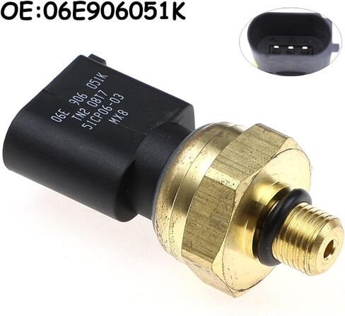 06e906051k منظم مستشعر ضغط زيت الوقود 06e906051j 06e906051e 06e 906 051k 51cp06-04 51cp06-03 1pcs in Saudi Arabia