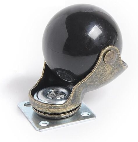 4 Pieces/lot 1.5 inch Furniture Ball Wheel/Sofa Wheel/Earth Wheel/Chair/Universal Wheel Round Wheel Flat Flat Silent Pulley in Saudi Arabia