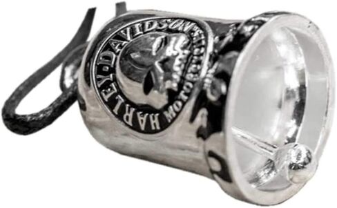 Harley-Davidson HD Classic Willie G Skull with Black Flames Ride Bell, Silver in Saudi Arabia