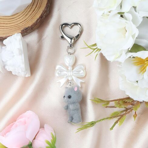 Y2K Jellyfish Keychains, Star Keychain, Cute Kpop Keycharms, Retro Beaded Bag Charms in Saudi Arabia