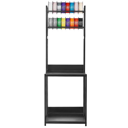 VEVOR 3D Printer Filament Storage Rack, 4-Tier 3D Printer Stand with Filament Storage, Spools Holder Racks Cart with Wheels, Filaments Organzied for 3D Printing Station, Office, Workshop (Shelf Only) in Saudi Arabia