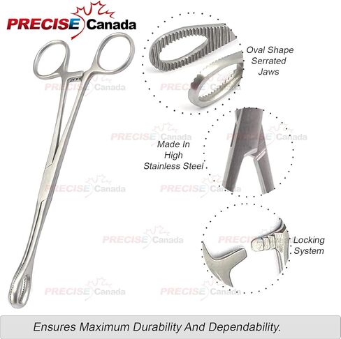 FOERSTER Sponge Forceps - Serrated, 9 1/2" in Saudi Arabia