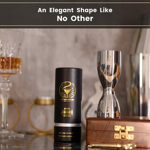 Jigger كوكتيل لـ Bartending | بار Jigger 2 أوقية 1 أوقية | كوكتيل قياس الفولاذ المقاوم للصدأ | لقطة الخمور قياس jiggers | كوب قياس الفضة | جرس مزدوج مع 8 علامات | معالج in Saudi Arabia