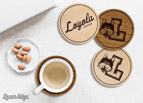 Purdue Boilermakers Wooden Coaster Set - Maple Wood - Officially Licensed Product - 4-Pack in Kuwait