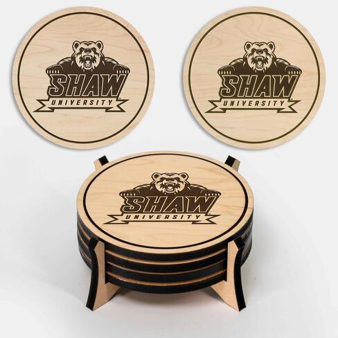 Purdue Boilermakers Wooden Coaster Set - Maple Wood - Officially Licensed Product - 4-Pack in Kuwait