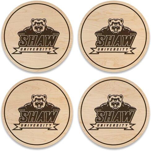 Purdue Boilermakers Wooden Coaster Set - Maple Wood - Officially Licensed Product - 4-Pack in Kuwait