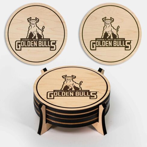Purdue Boilermakers Wooden Coaster Set - Maple Wood - Officially Licensed Product - 4-Pack in Kuwait