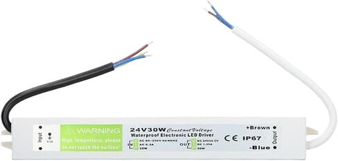 90-250V AC TO DC 24V 30W 1.25A إضاءة محول LED محول محول الألومنيوم IP67 Outdoor مقاوم للماء مزود الطاقة in Kuwait
