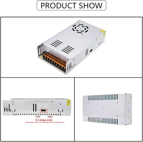 AC/DC 24V 360W Switching Power Supply 110V-220V AC to DC 24 Volt 360 WATT SHELL SHELL SWID in Saudi Arabia