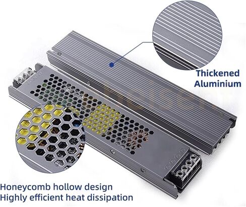 مستلزمات الطاقة الداخلية للإضاءة 60W 100W 150W 200W 300W 400W محول برنامج تشغيل LED 110V 220V إلى 12V 24V (24V DC_300W) in Saudi Arabia