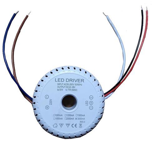 Output Three Wire LED Three-Colour Power Work with LED Strip AC85-265V DC22-30V 900-3000mA Driver(1500mA) in Saudi Arabia