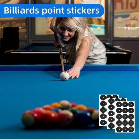3 Sheets 45 PCS Pool Table Spot Dot Stickers Black Pool Table Marker Dots on Felt Billiard Spot Position Stickers Billiard Point Sticker Patch Sticker Snooker Spots for Pools Billiards Tables in Saudi Arabia