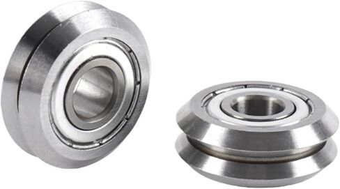 1 PCS W3 12x45.72x15.88mm 90° W-Type Groove Bearing Spring Machine Pulley straightening Guide Roller Bearing in Saudi Arabia