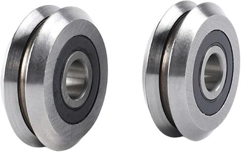 1 PCS W3 12x45.72x15.88mm 90° W-Type Groove Bearing Spring Machine Pulley straightening Guide Roller Bearing in Saudi Arabia