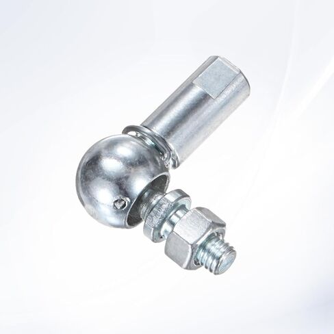 2-Pack CS10 Ball Head Rod End Bearing, M6x1.0 Right Male Thread and Right Female Thread Self-lubricating Carbon Steel Angle Ball Joint Socket End Fitting for Automotive in Saudi Arabia