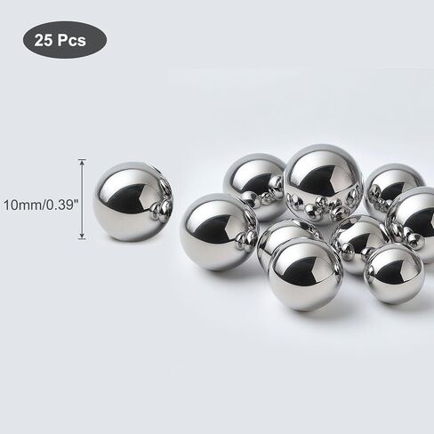 25 حزمة 15 مم كرات محمل 304 كرات الدقة الفولاذ المقاوم للصدأ G100 ， 15 مم/أبريل. in Kuwait