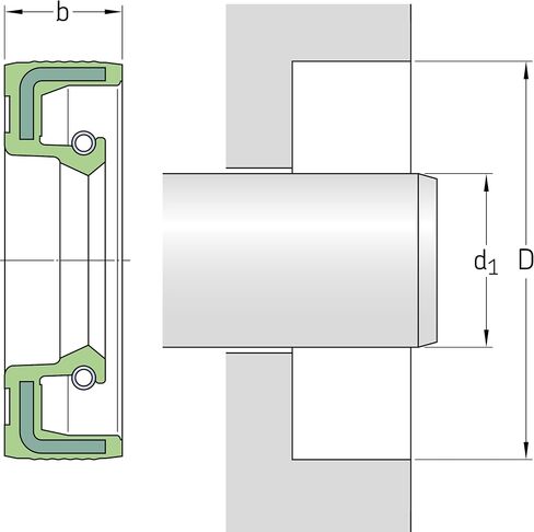 SKF Small Bore Seals (#80x105x10 HMSA10 RG) in Saudi Arabia